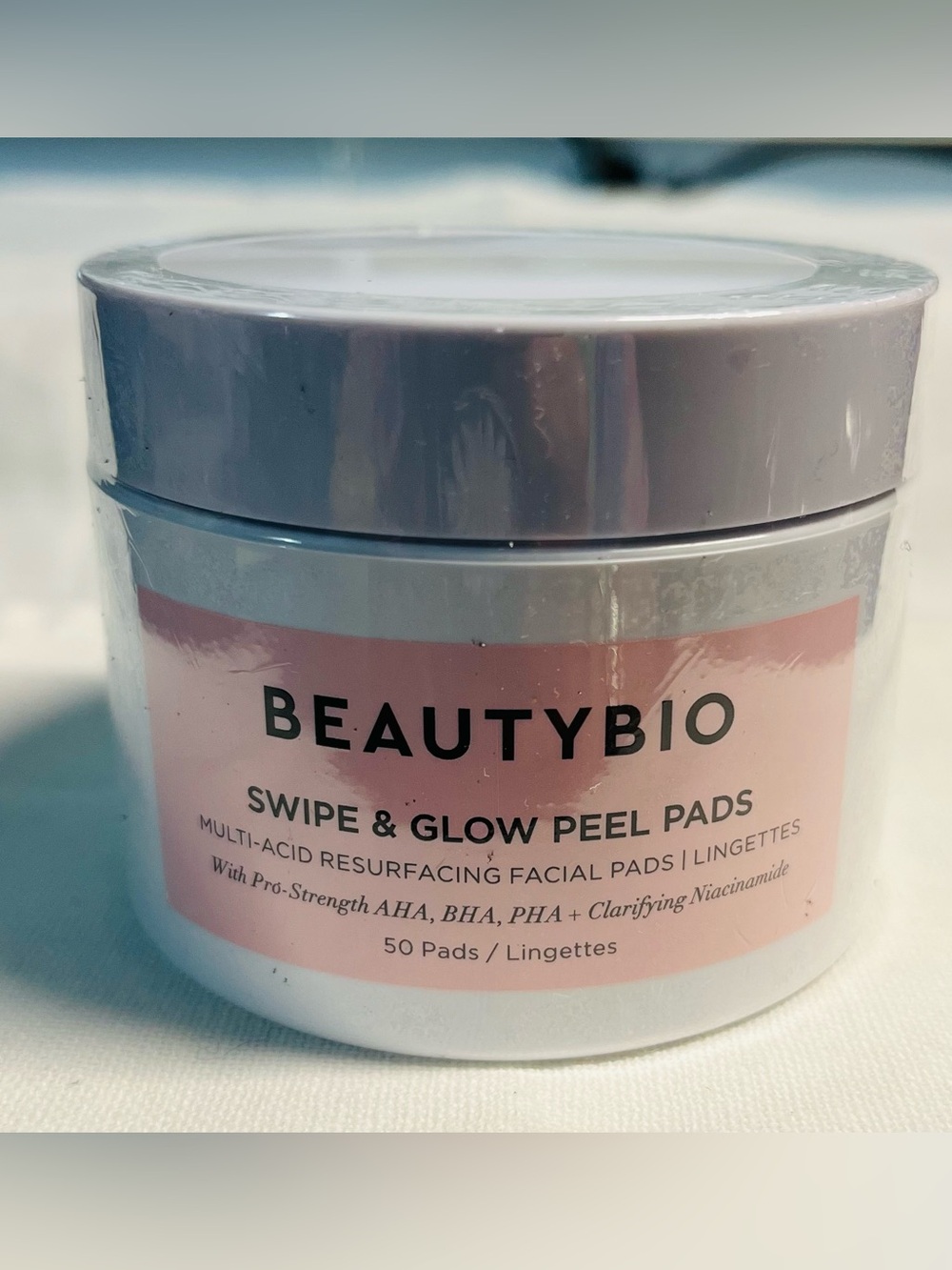 BeautyBio Swipe & Glow Peel Pads – Multi-Acid Resurfacing Facial Pads